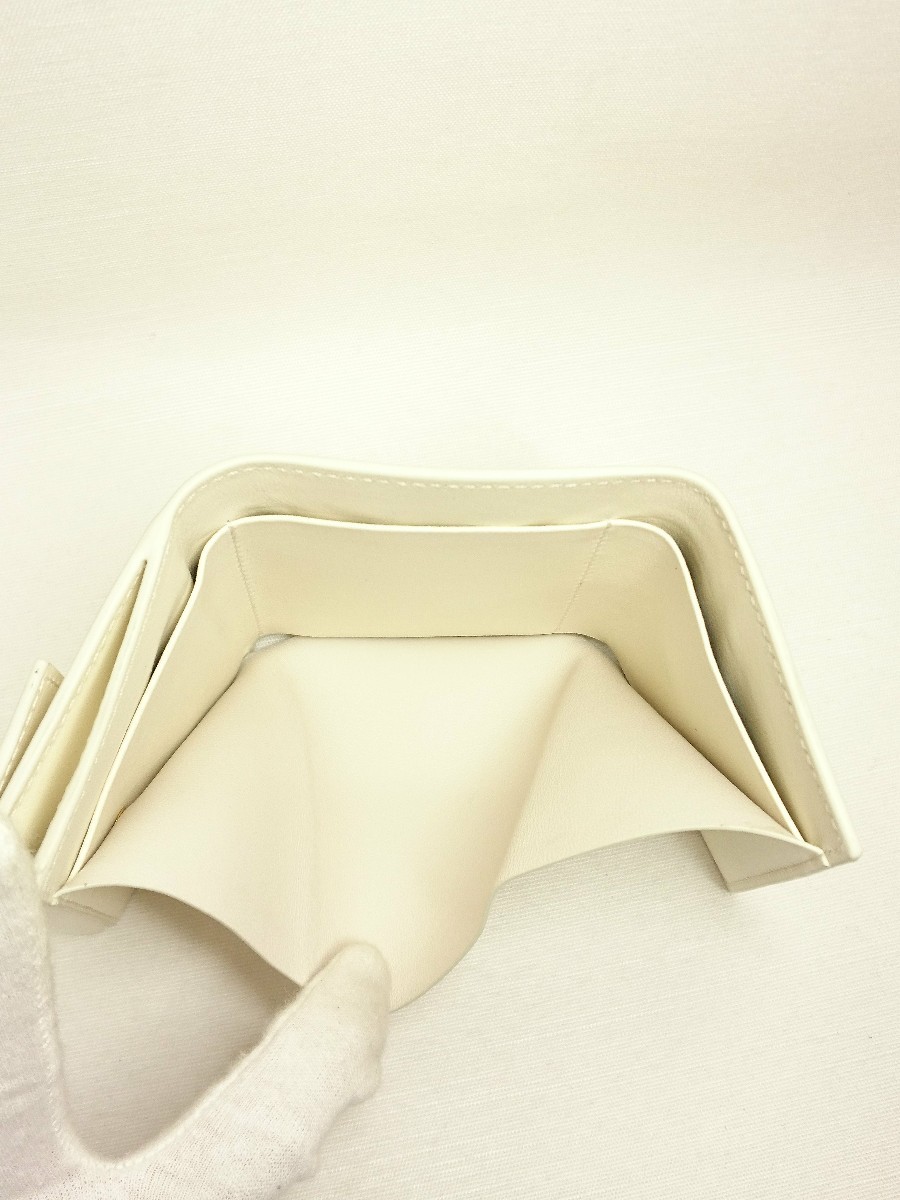 JIL SANDER◆3つ折り財布/-/BEG/ユニセックス/ホワイトベージュ JIL 三つ折り財布 ジルサンダー ベビーウォレット メンズ ブランド