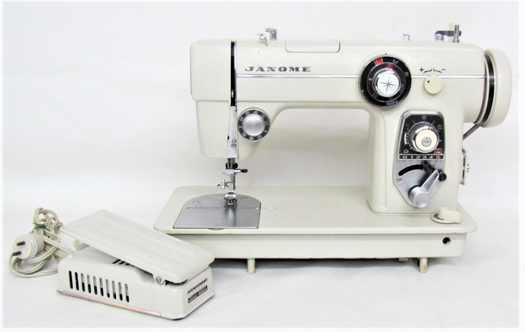JANOME ミシン MODEL 672 昭和レトロ アンティーク インテリア 現状