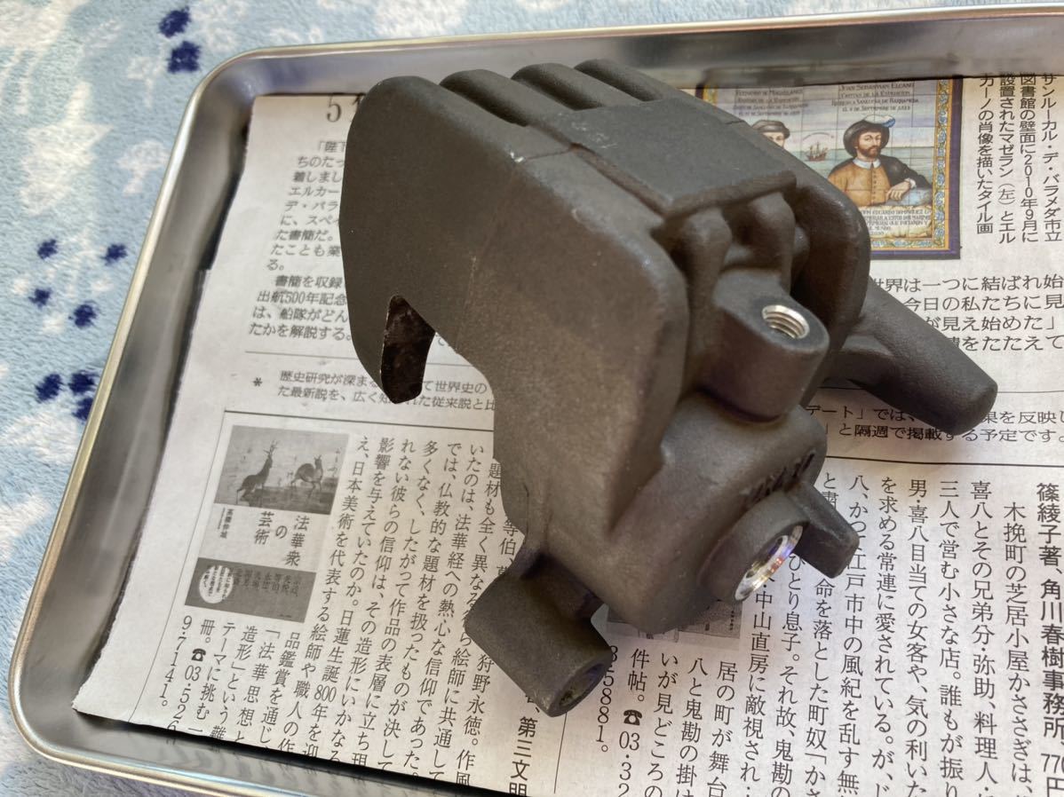 カワサキ リアキャリパー 【21】 純正ピストン 分解清掃 ZRX400