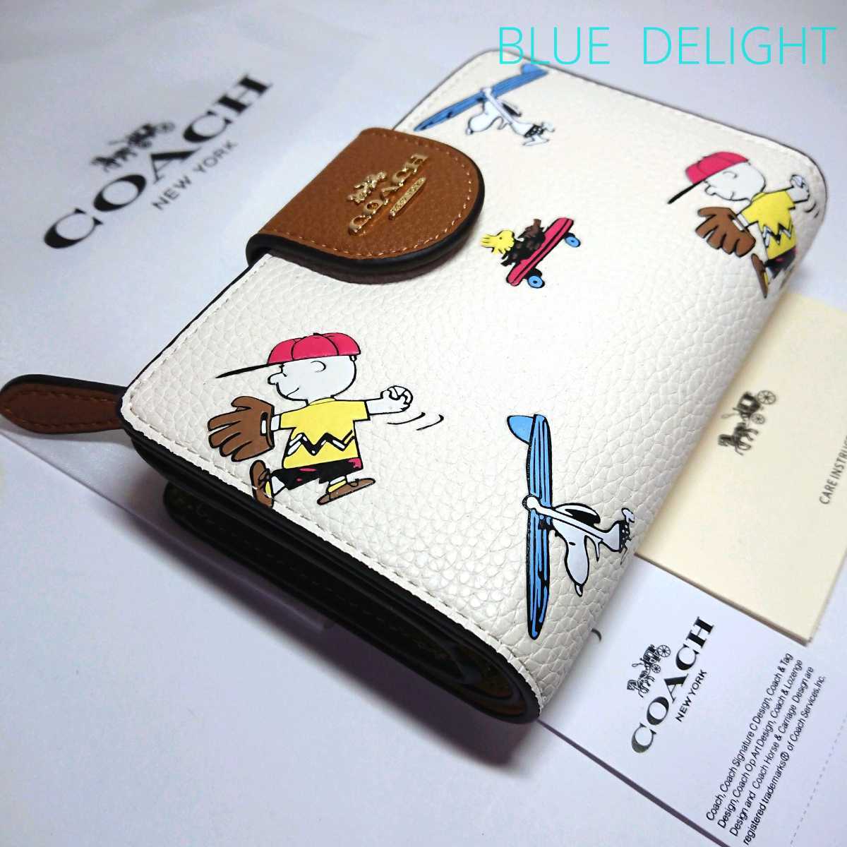 ☆1円スタート【新品-未使用】コーチ COACH コーチ×ピーナッツ(Peanuts 