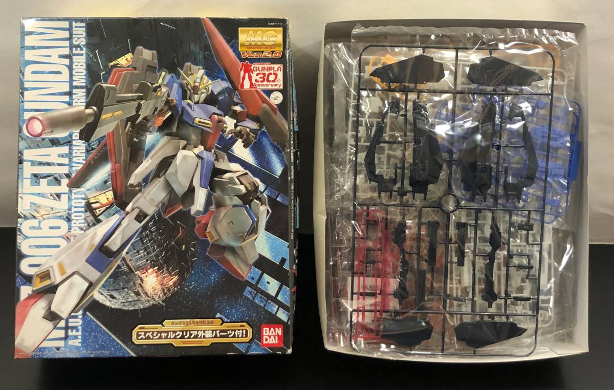 74M 1円～ 未組立 MG 1/100 ゼータガンダム Ver.2.0 ガンプラ30周年 