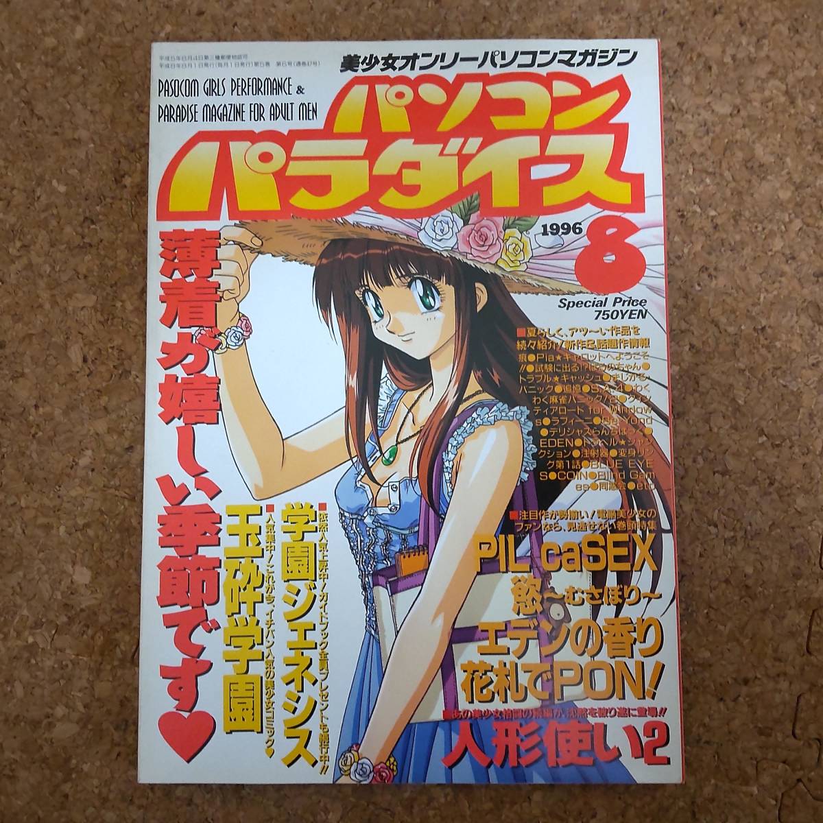 壱|パソコンパラダイス 1996年8月号 学園ジェネシス/人形使い2/玉砕