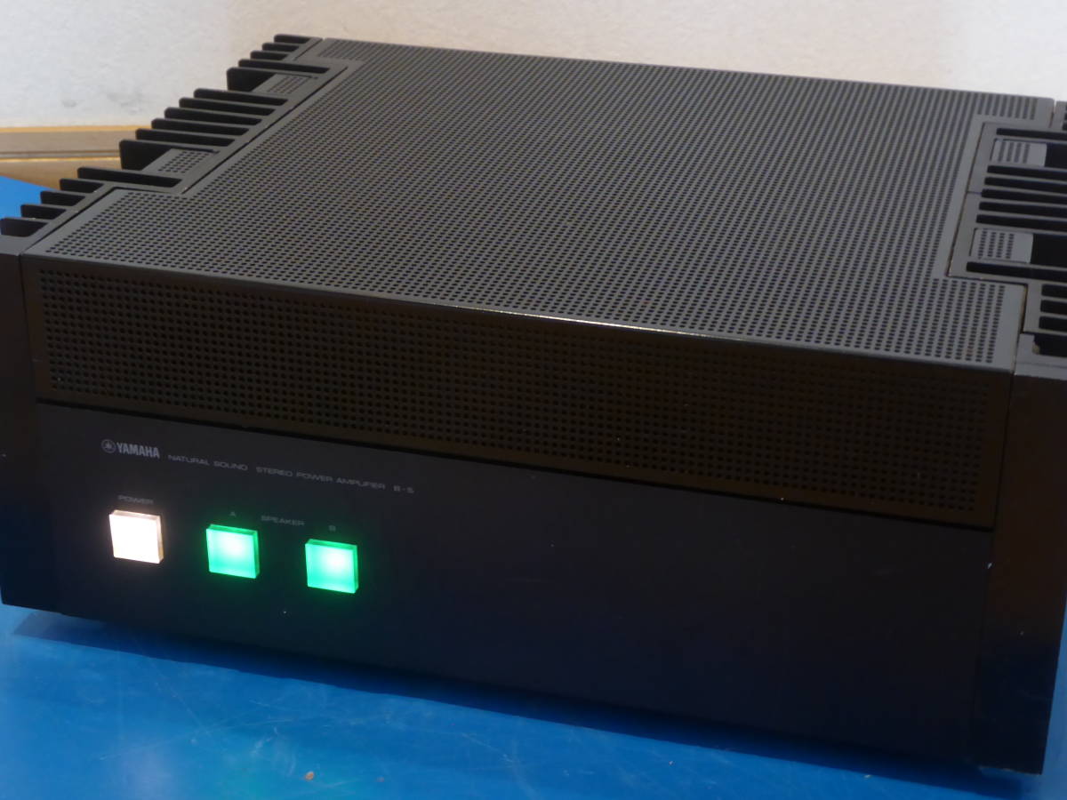 n*0様 YAMAHA B-5 ステレオパワーアンプ　ヤマハ ヤマハ YAMAHA パワーアンプ B5 の整備品。快調に動作しています。