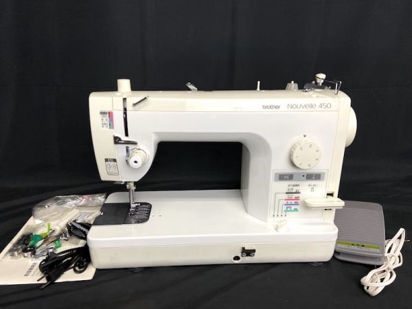 【G795】1円スタート brother ブラザー TA637 Nouvelle/ヌーベル 450 ミシン 中古 b