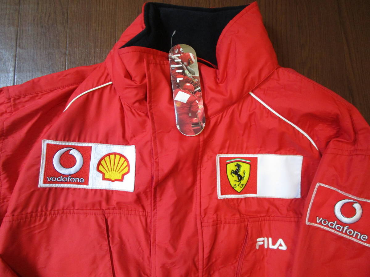 スクーデリア フェラーリ F1 チームジャケット Lサイズ ジャンク FILA 