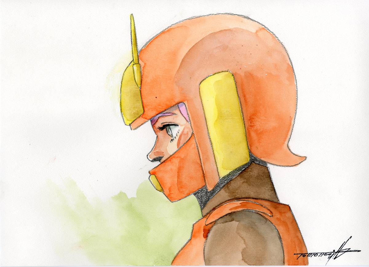 手描きイラスト331 湖川友謙　直筆イラスト