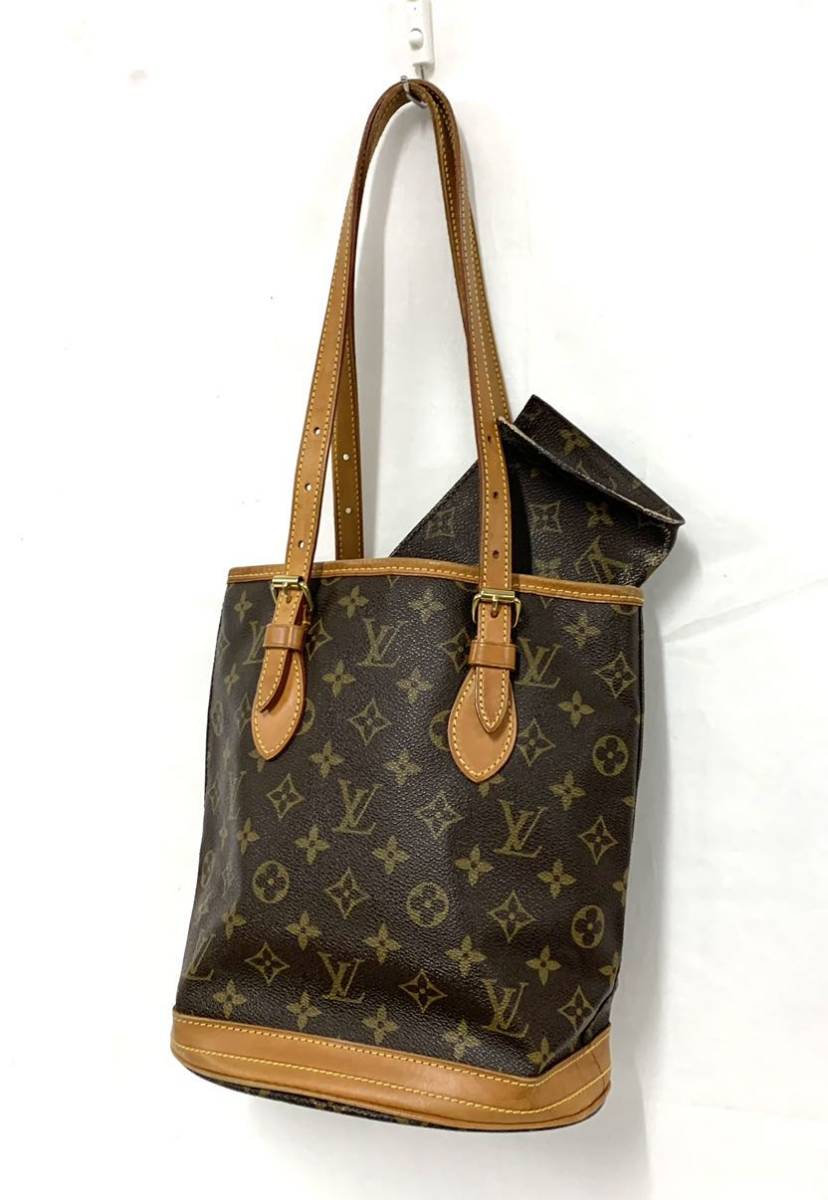 LOUIS VUITTON ルイヴィトン モノグラム VI0030 バケツPM M42238  