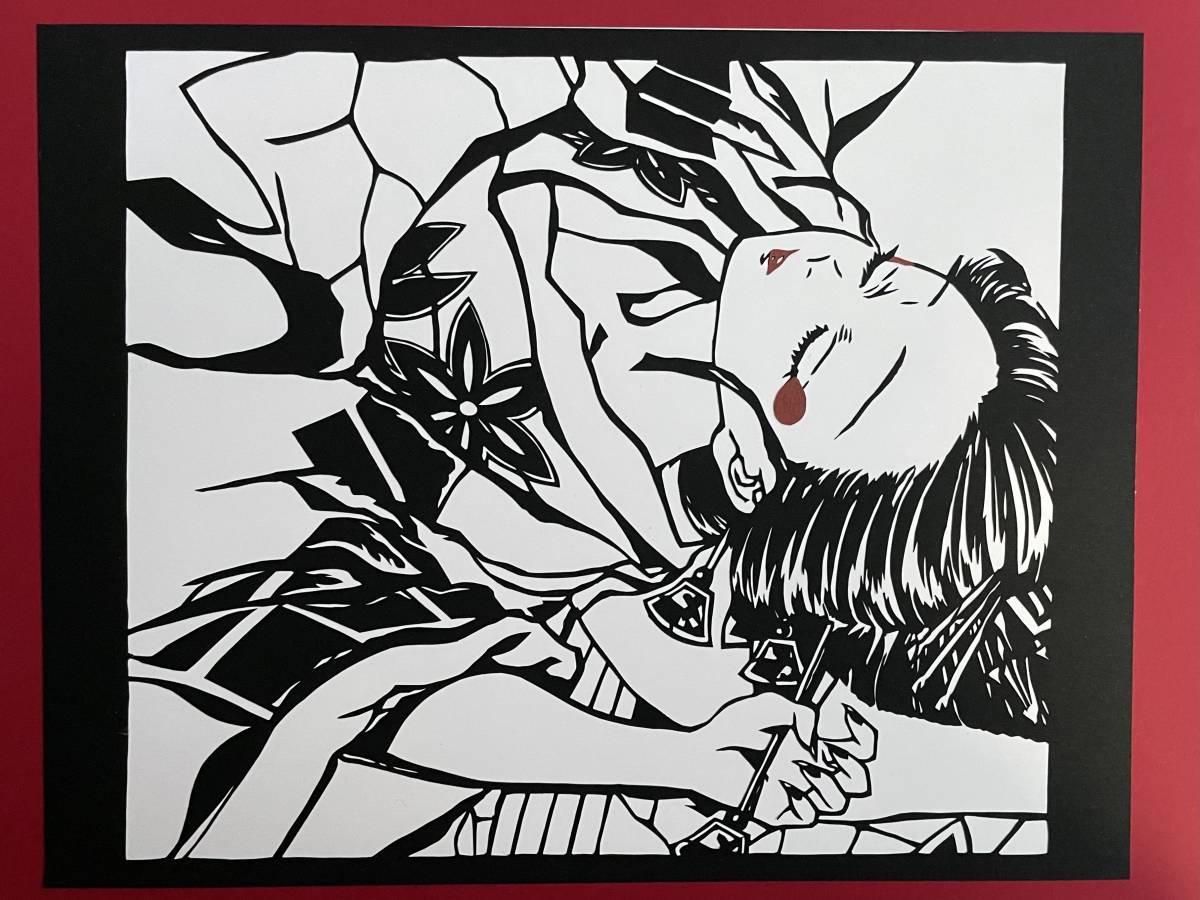 切り絵 堕姫 鬼滅の刃 ペーパークラフト 売買されたオークション情報 Yahooの商品情報をアーカイブ公開 オークファン Aucfan Com
