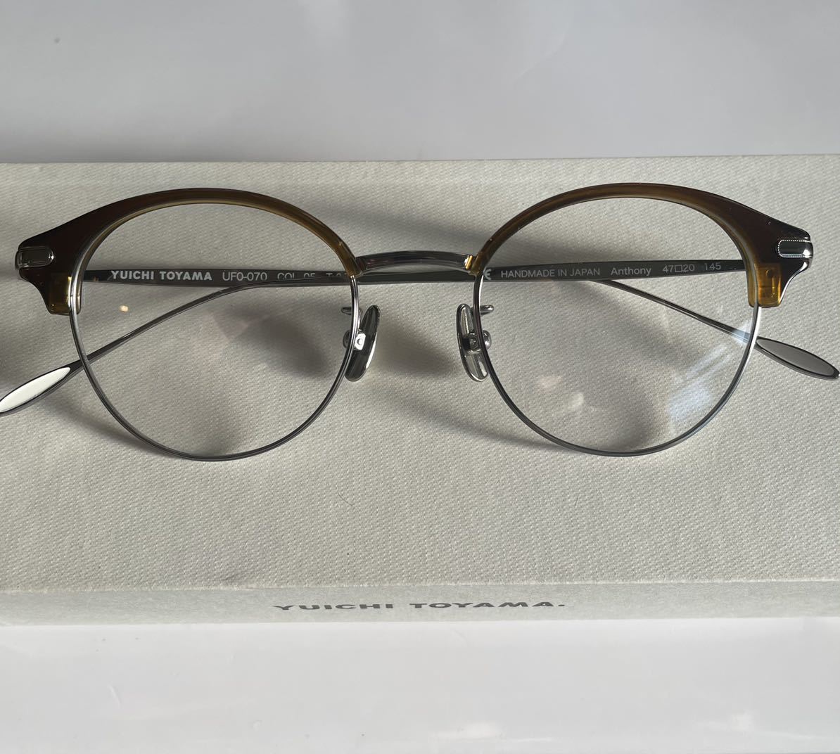 本物保証，送料無料 Yuichi toyama UF0-070-05 メガネ サングラス eyevan ayame OLIVER PEOPLES(金属フレーム)｜売買されたオークション情報、yahooの商品情報をアーカイブ公開 - オークファン 金属フレーム