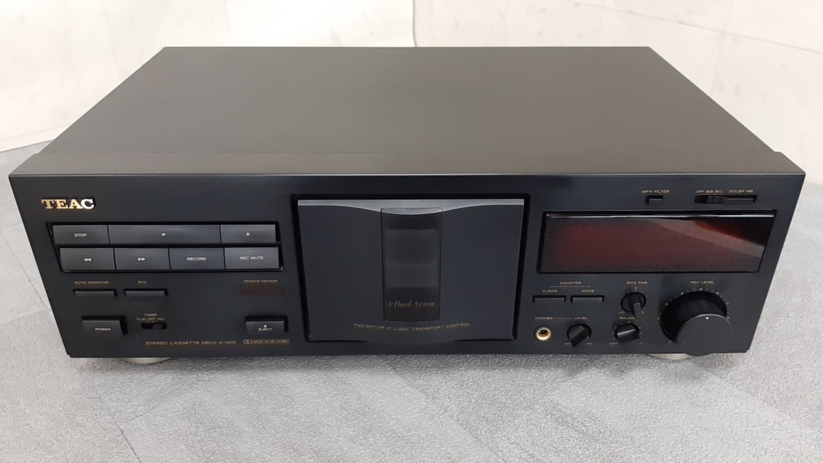 011D06■TEAC カセットデッキ V-1010■ TEAC V-1010 ティアック | Demo Test