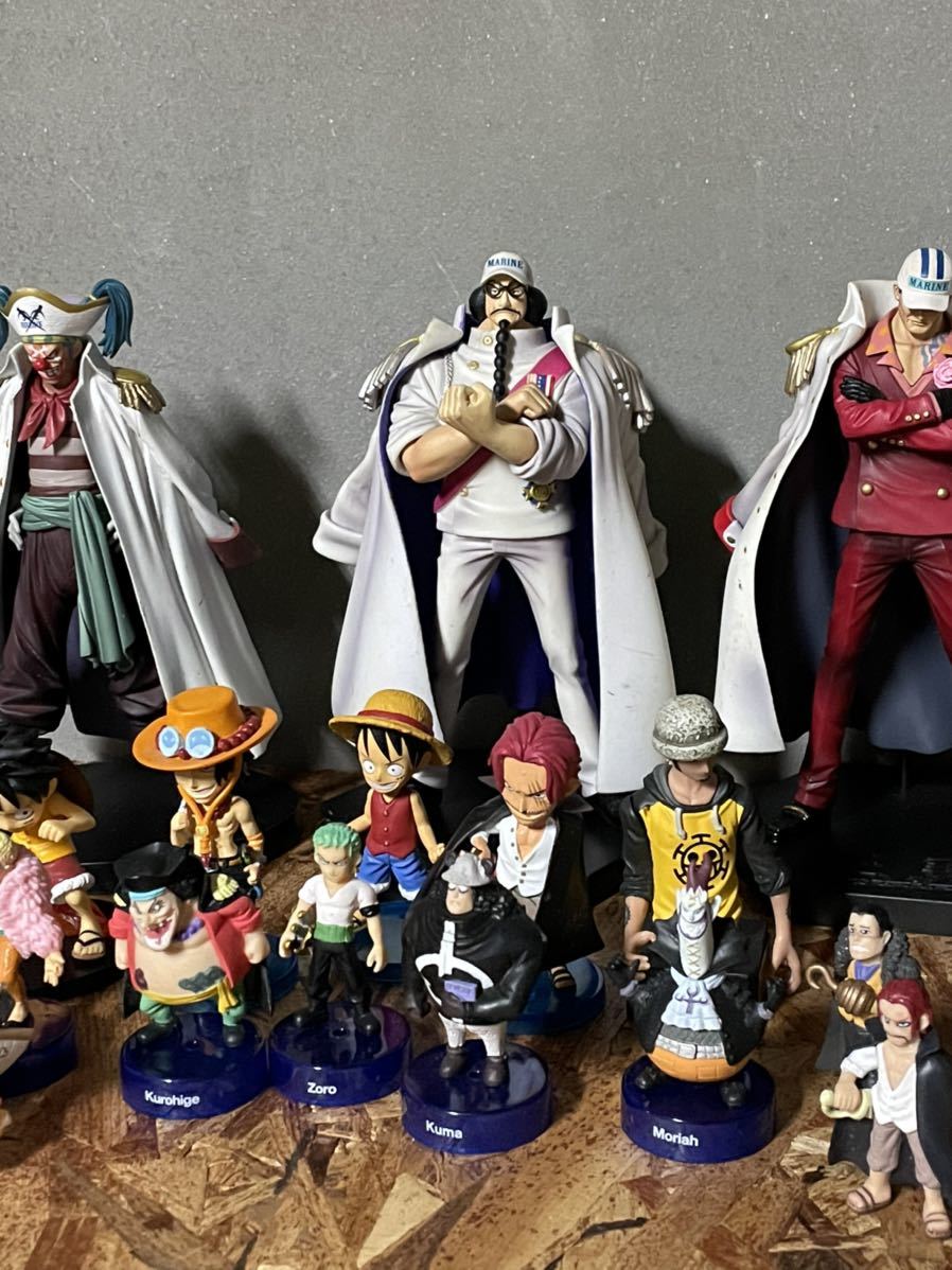 ワンピース フィギュア まとめ売り ルフィ シャンクス バギー センゴク サカズキ ロー 白ひげ ジンベイ 黒ひげ One Piece その他 売買されたオークション情報 Yahooの商品情報をアーカイブ公開 オークファン Aucfan Com