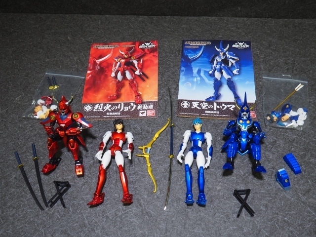 ジャンク品 魂ウェブ商店 鎧伝 サムライトルーパー 天空のトウマ 烈火のリュウ 2点セット アーマープラス バンダイ K716 鎧伝サムライトルーパー 売買されたオークション情報 Yahooの商品情報をアーカイブ公開 オークファン Aucfan Com