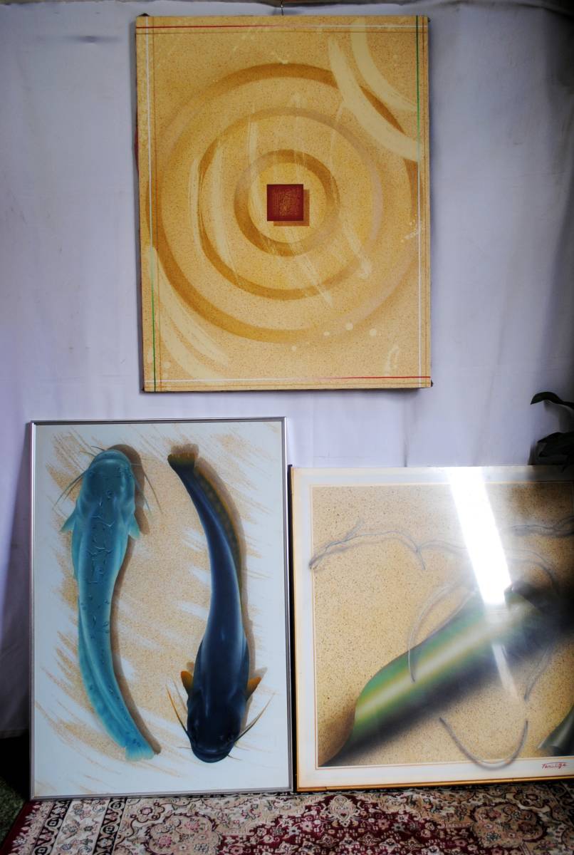 ち902 大型壁掛け 絵画3点 キャンバス イラスト なまず アート デザイン インテリア ディスプレイ 詳細写真複数あり 240サイズ 絵画 売買されたオークション情報 Yahooの商品情報をアーカイブ公開 オークファン Aucfan Com