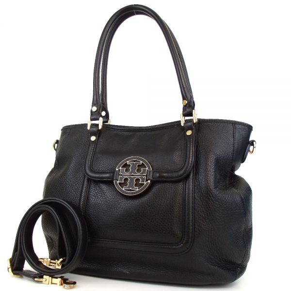 トリーバーチ ロゴ TORY BURCH レザー 2way ハンドバッグ バッグ 2WAY 