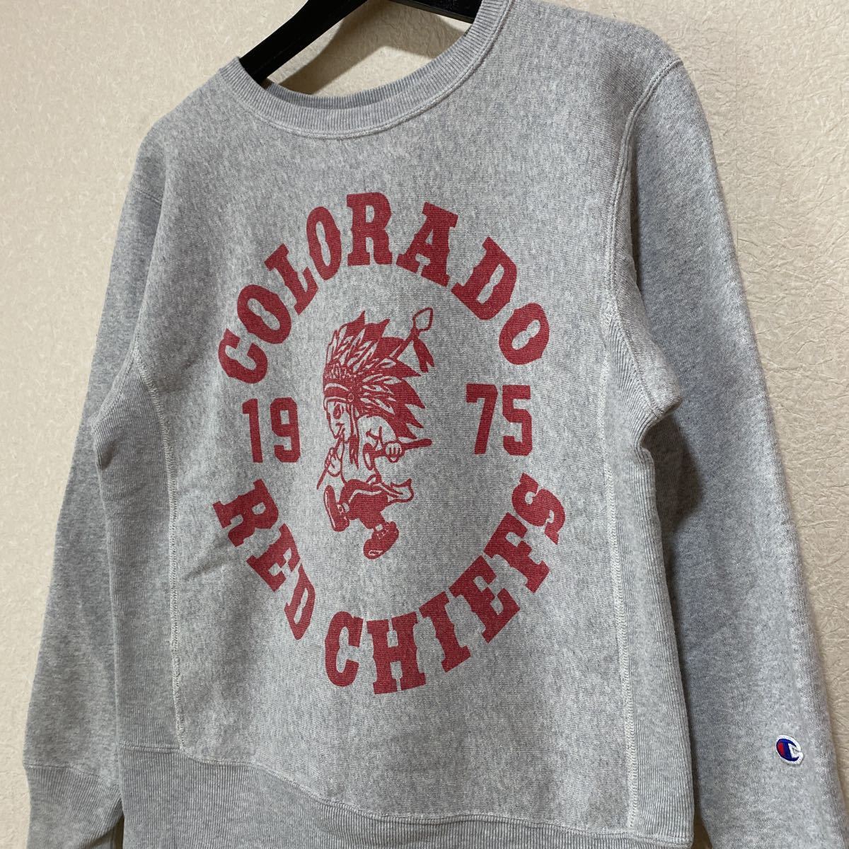 BUDDY 別注 Champion reverse weave 両面プリント 青タグ チャンピオン 