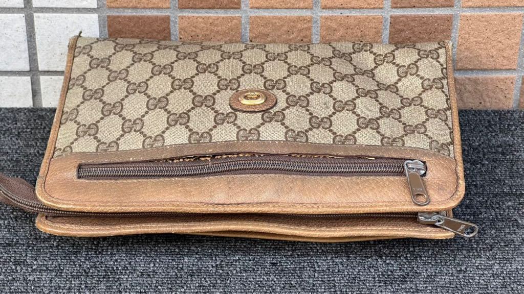 GUCCI セカンドバッグ クラッチバッグ オールドグッチ グッチ ブラウン