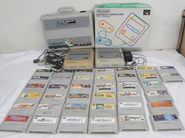 超激得，新作 D19 ニンテンドー SFソフト スーパーファミコン 本体 ２台 ソフト 38個 まとめて 重複あり 動作未チェック ジャンク(本体、アクセサリー)｜売買されたオークション情報、yahooの商品情報をアー 本体、アクセサリー