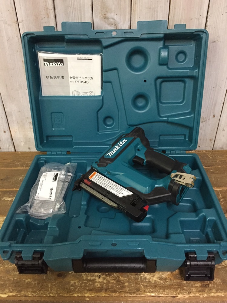 人気，正規品 TH-3096 超 makita マキタ PT354D 充電式ピンタッカ 取説付き ジャンク扱い(電気計測器)｜売買されたオークション情報、yahooの商品情報をアーカイブ公開 - オークファン 電気計測器