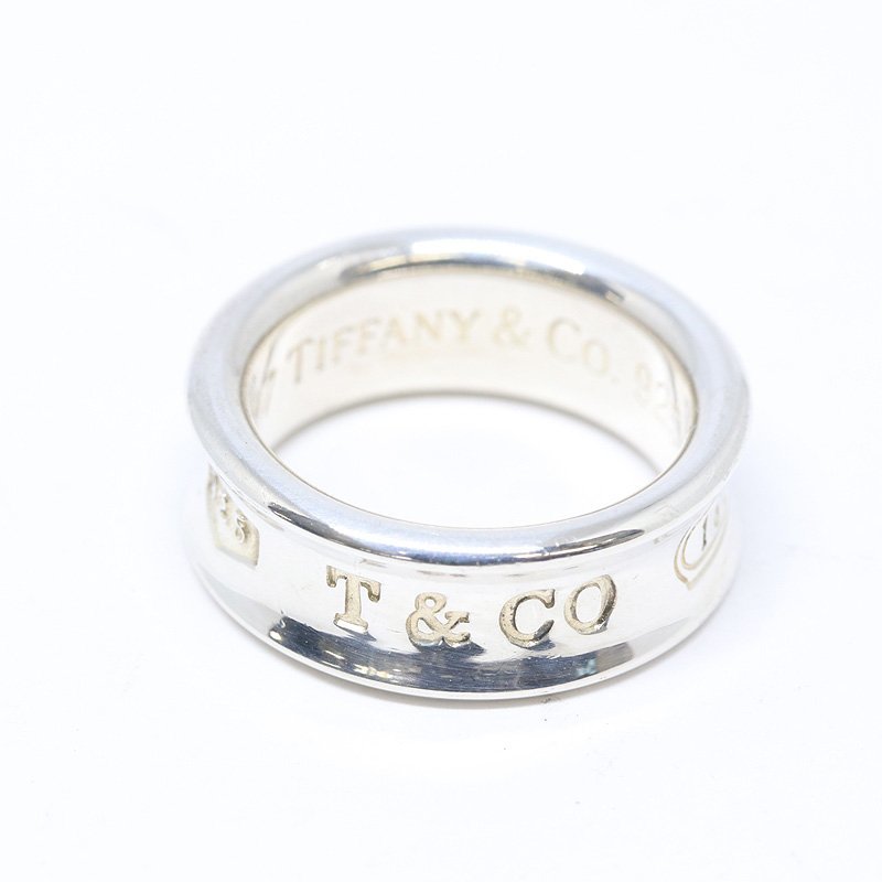 TIFFANY ＆Co ティファニー 925 ナローリング #8.5 指輪 （質屋 藤千