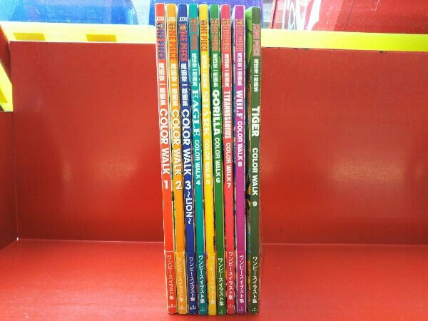 One Piece 尾田栄一郎画集 Color Walk 1 9 原画 設定資料集 売買されたオークション情報 Yahooの商品情報をアーカイブ公開 オークファン Aucfan Com