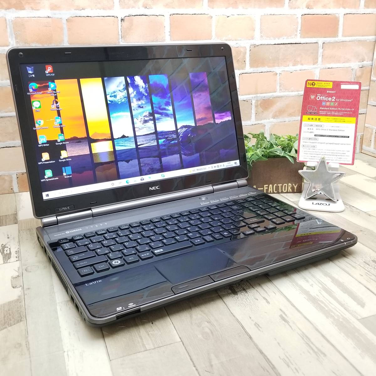 Wi-Fi ☆美品☆高性能i7(ターボ)搭載⁄HDD750GB⁄メモリ8GB⁄無線 ☆美品 