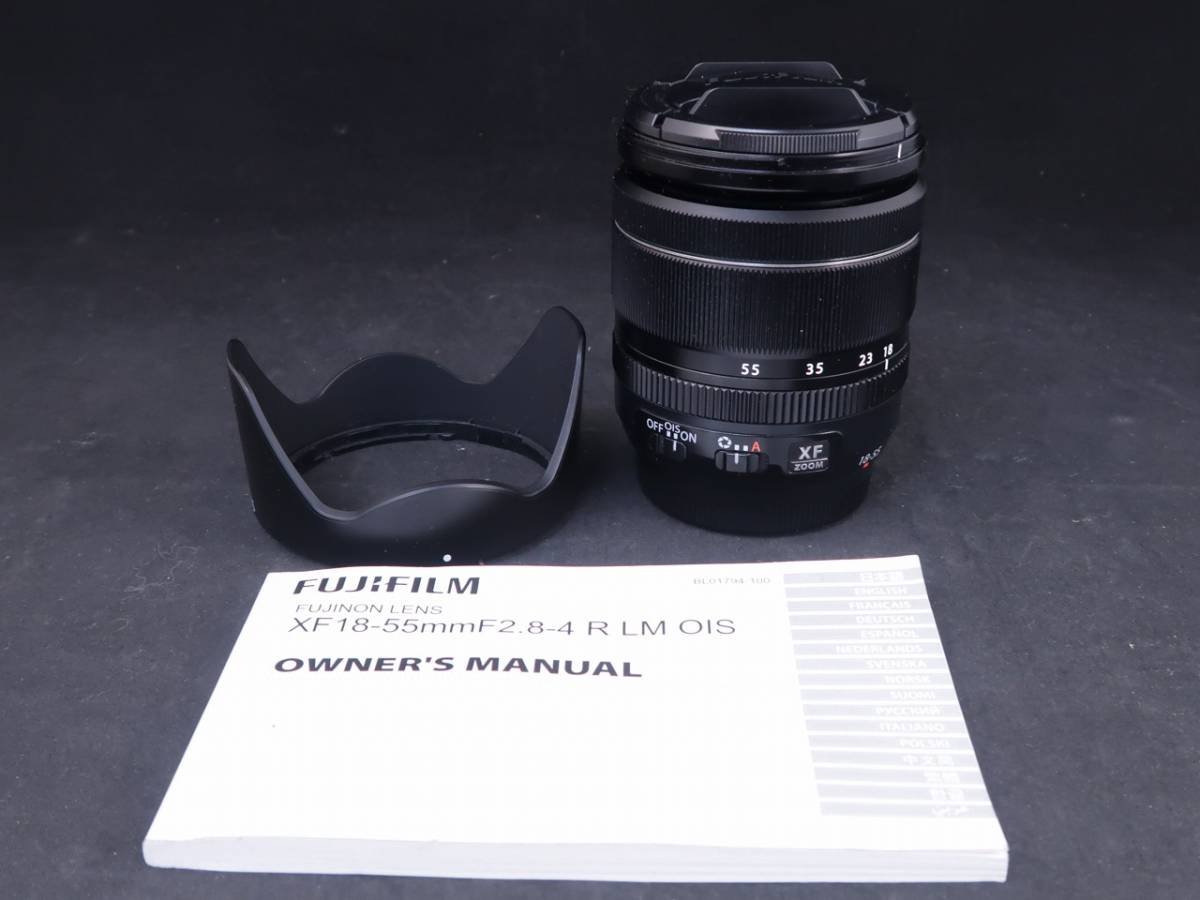 美品 フジフィルム FUJIFILM FUJINON XF 18-55mm F2.8-4 R LM OIS レンズ