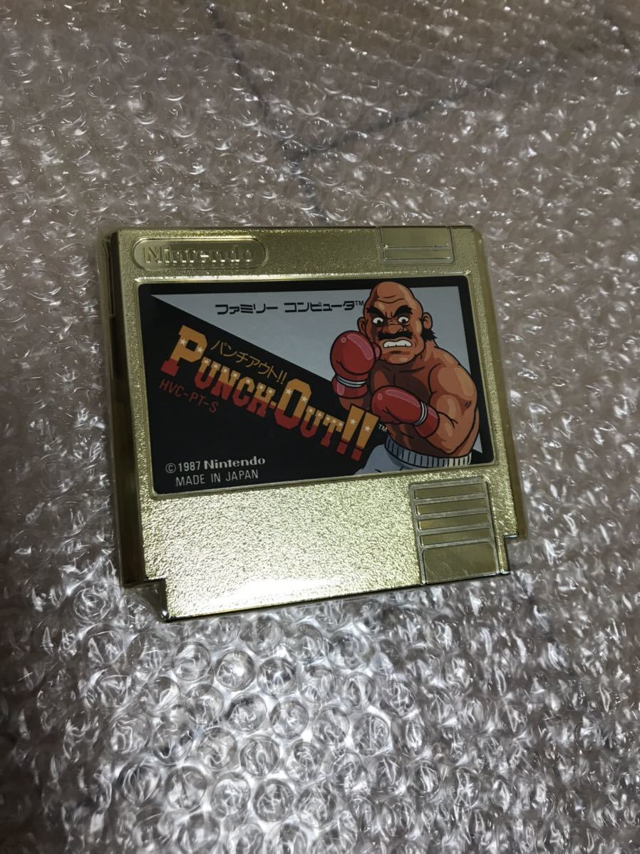 【激レア】非売品　ファミコンソフト「パンチアウト　ゴールドカセット」 希少 非売品 ファミコン パンチアウト ゴールドカートリッジ ゴールド