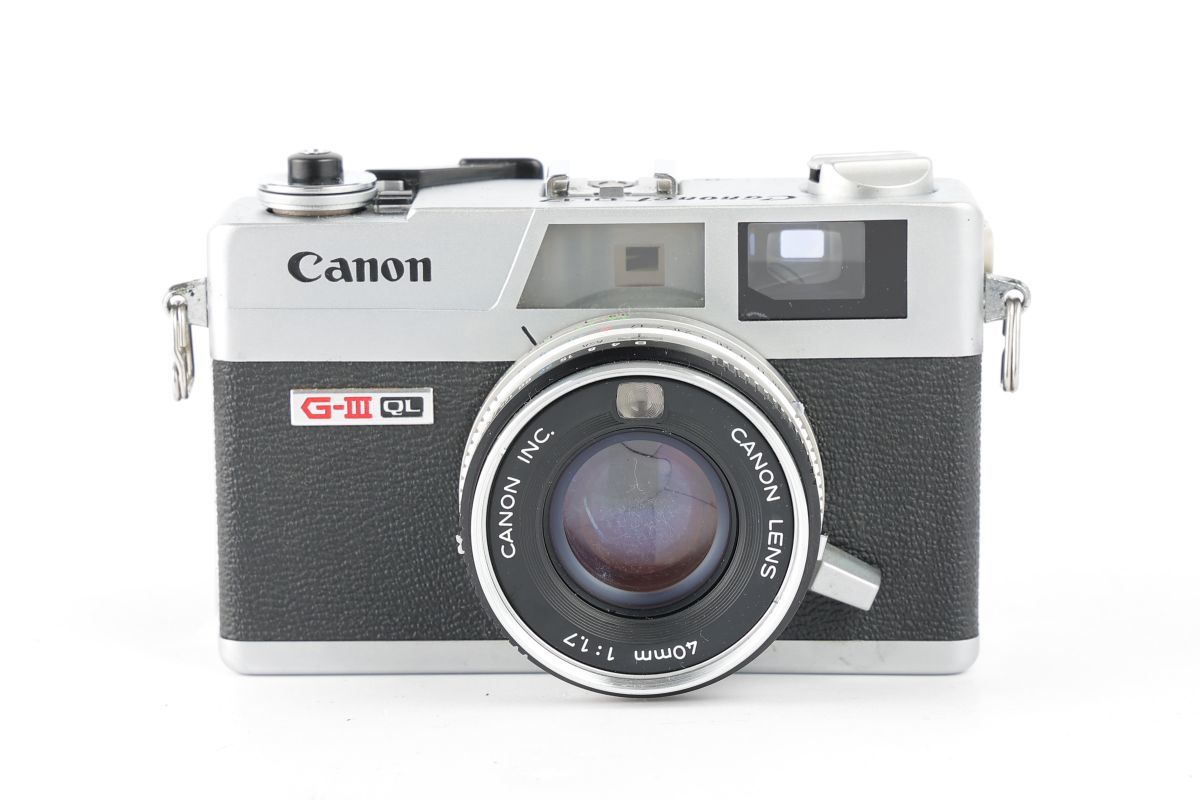 w*4様 Canon G-III QD G-III QL17 40mmレンズ付き 06484cmrk Canon Canonet QL17 G-III CANON LENS 40mm F1.7 大口径