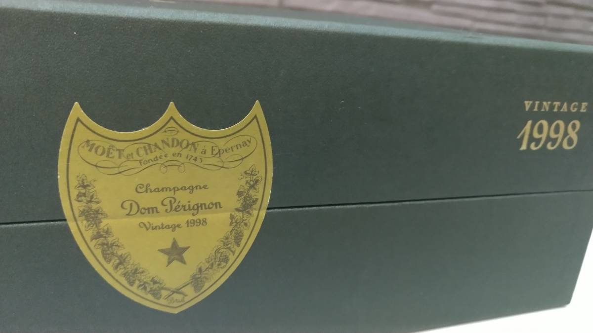 箱付き！【未開栓】Dom Perignon/ドンペリニヨン/ヴィンテージ/1998