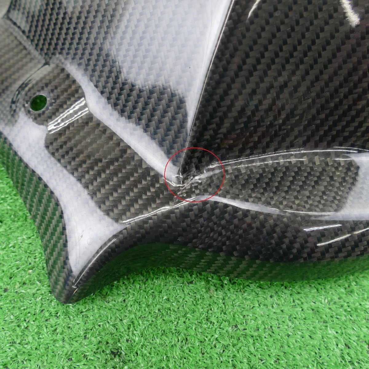 ZX-10R 2011～2015 カーボン リアフェンダー ブラックダイアモンド