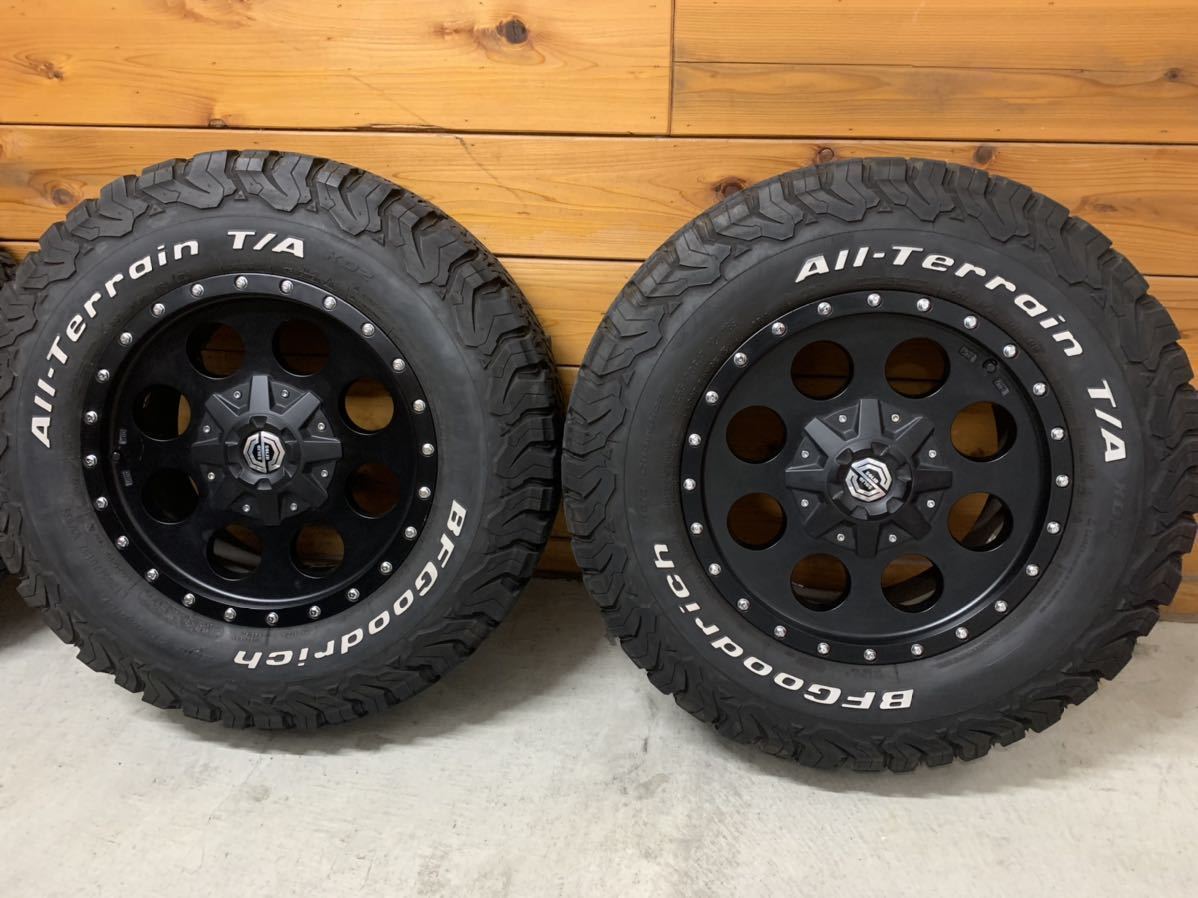 ソリッドレーシング imetal X17 PCD 139.7 /6H 中古品 BFグッドリッチT 