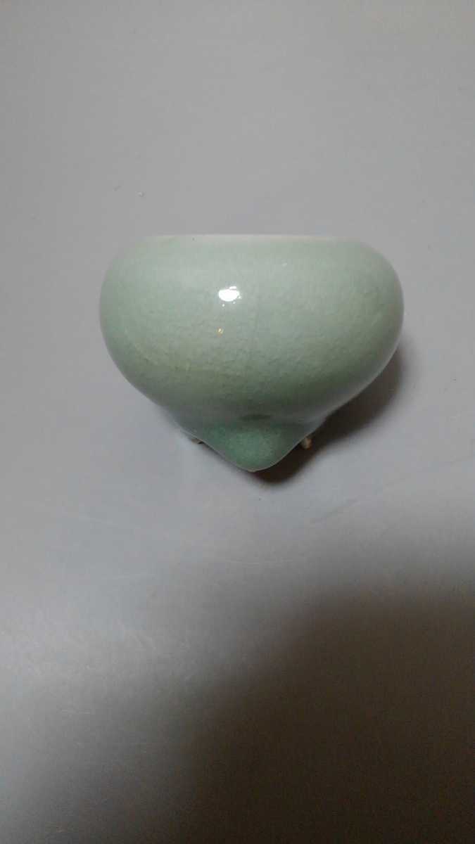 龍泉窯 青磁三足香炉 博物館展示品 来歴有 宋時代 0 龍泉三