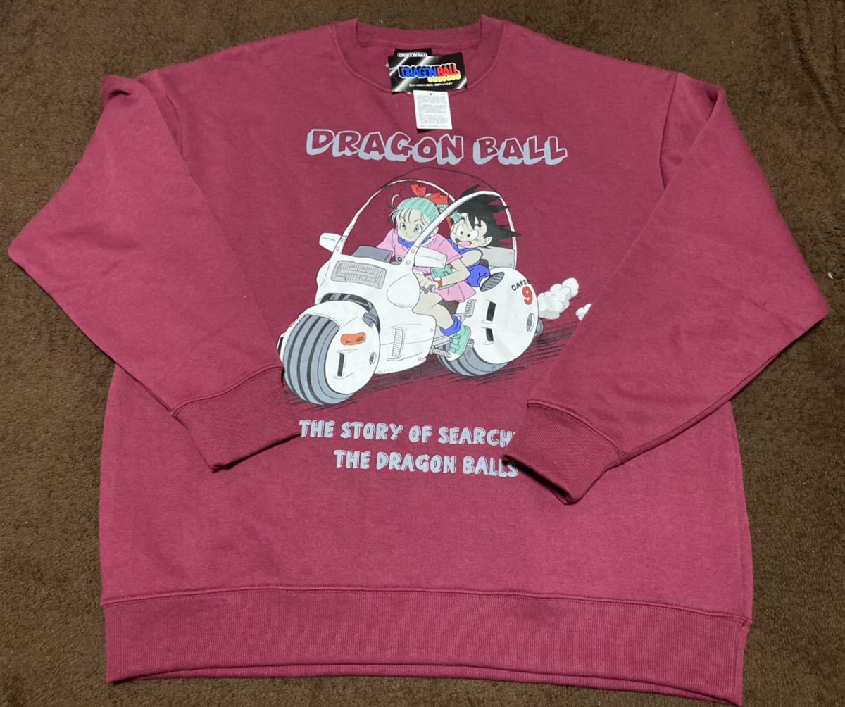 【XLサイズ】新品 完売品 ドラゴンボール ブルマ 孫悟空 スウェット トレーナー 鳥山明 漫画 日本 アニメ
