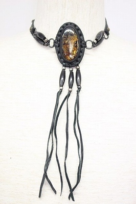 SALE】SHARE SPIRIT ネックレスアンバー琥珀☆21-06-02-006l-1-ac-SH-m-KN-