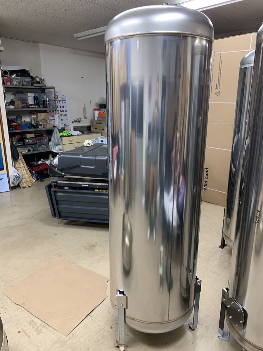 貯水タンク ステンレス製 畑貯水槽に 焼却炉 燻製器 引取限定 貯水タンク ステンレス製 畑貯水槽に 焼却炉 燻製器 DIY素材