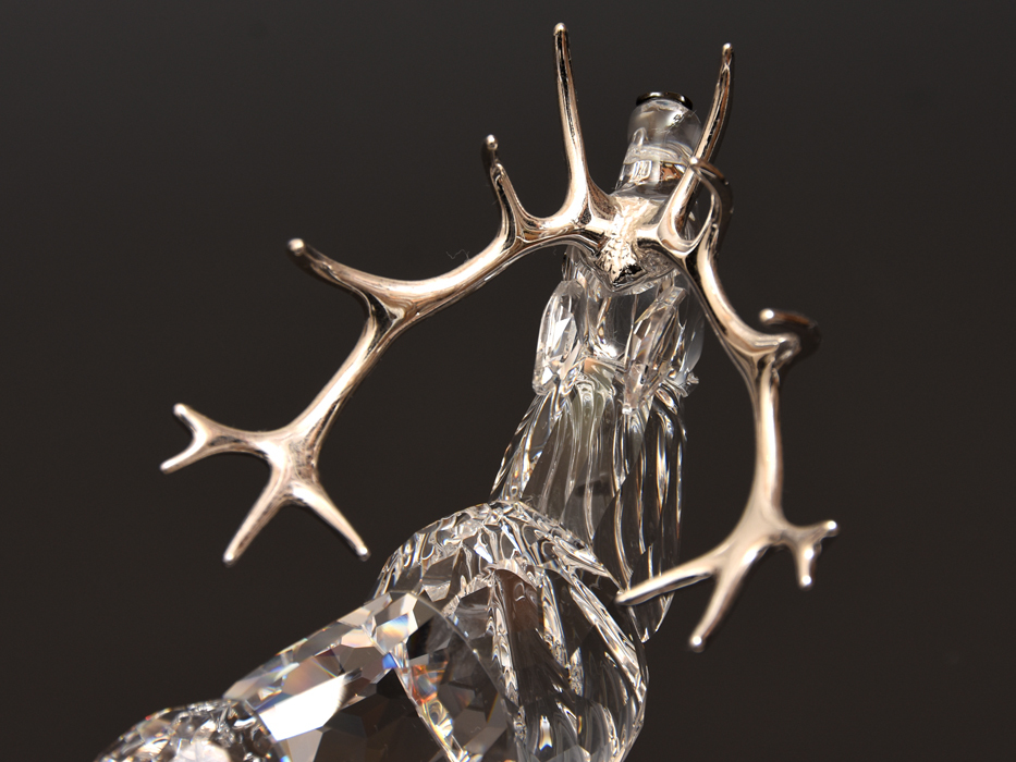 SWAROVSKI スワロフスキー クリスタル 『雄ジカ（トナカイ）』 専用箱