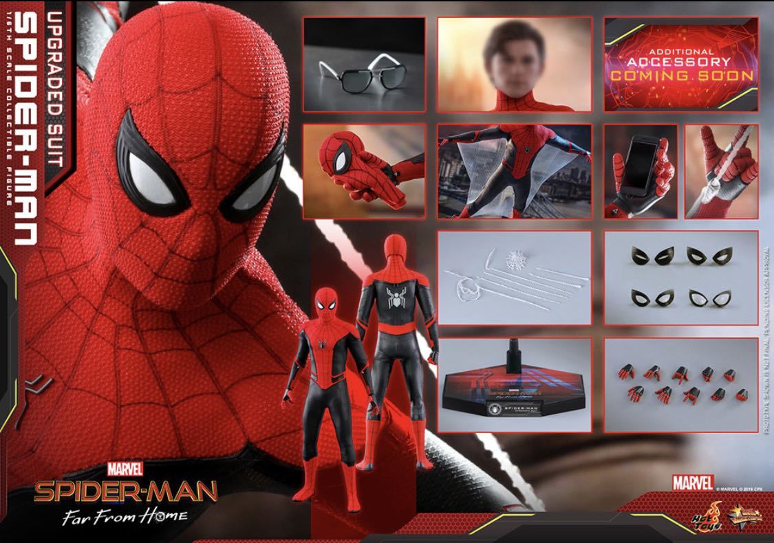 新品未開封 ホットトイズ スパイダーマン アップグレードスーツ ver
