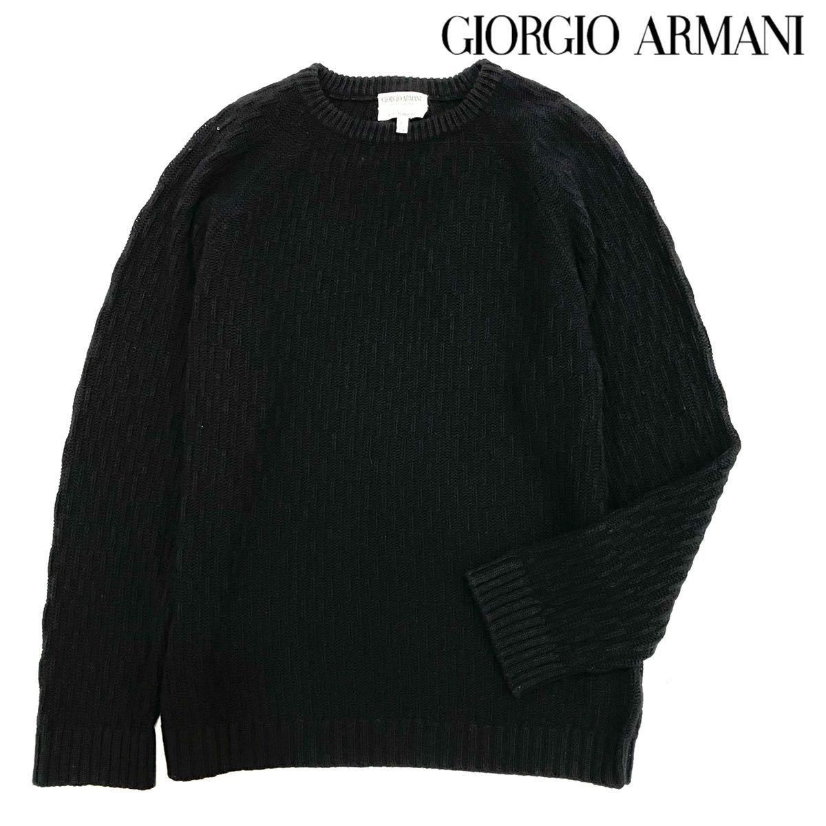 イタリア製 GIORGIO ARMANI ジョルジオ アルマーニ高級 カシミヤ100 