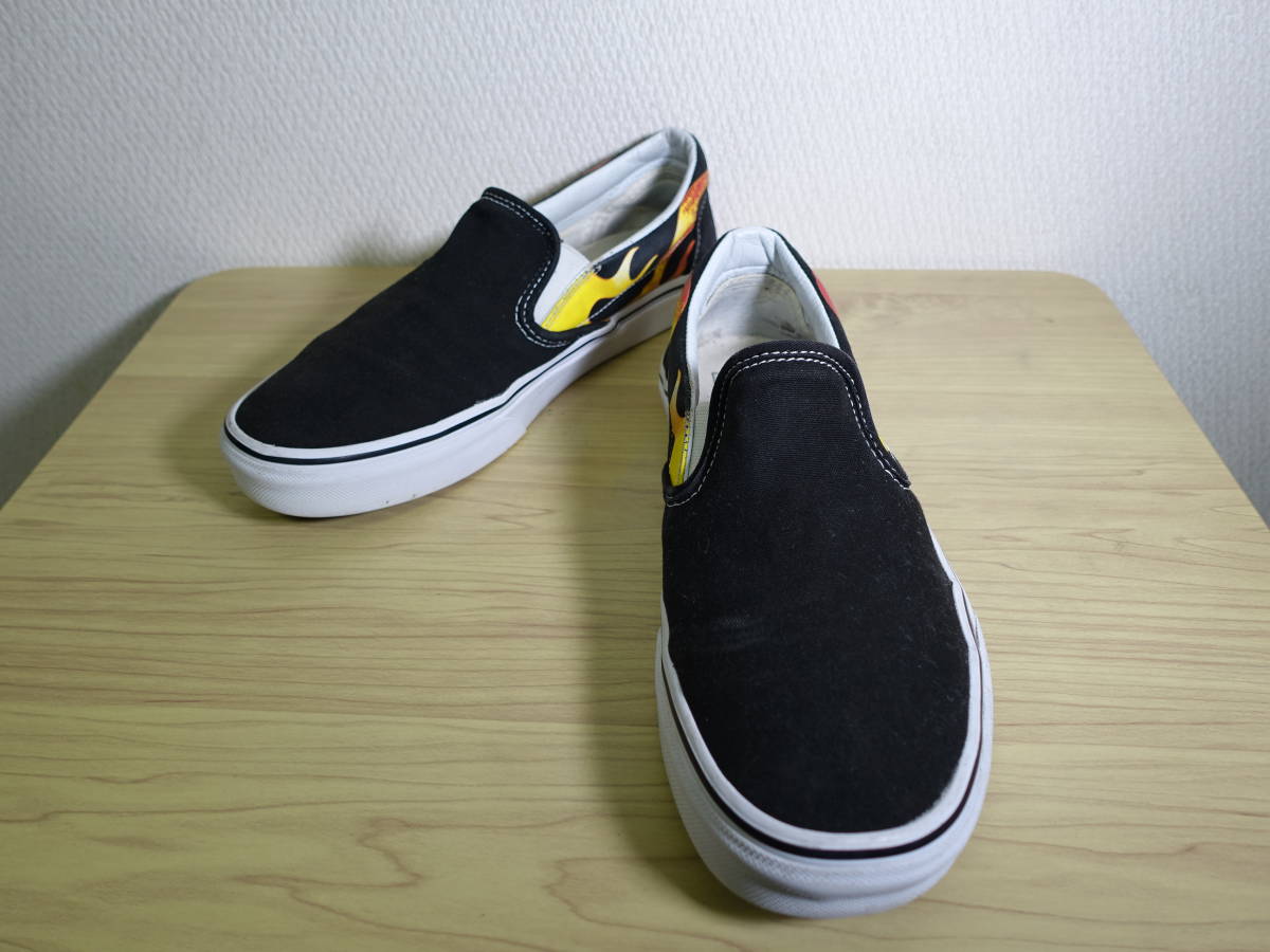 VANS フレイム ファイヤー スリッポン 25.5-26cm