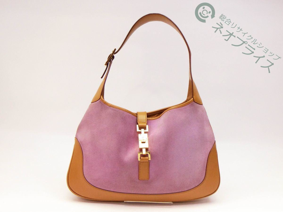 お買い得，人気SALE Z1337 GUCCI グッチ スエード レザー ジャッキー ワンショルダー バッグ(ジャッキーライン)｜売買されたオークション情報、yahooの商品情報をアーカイブ公開 - オークファン かばん、バッグ