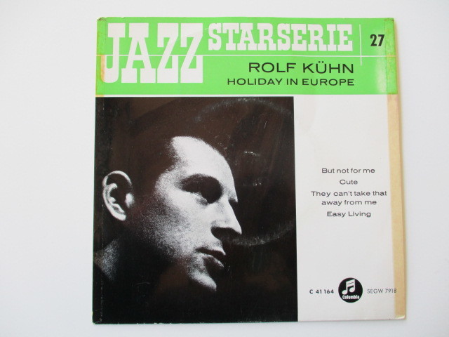 限定セール，格安 ROLF KUHN HOLIDAY IN EUROPE ドイツ COLUNBIA RECORDS 7 EP オリジナル盤(ジャズ一般)｜売買されたオークション情報、yahooの商品情報をアーカイブ公開 - オークファン ジャズ一般