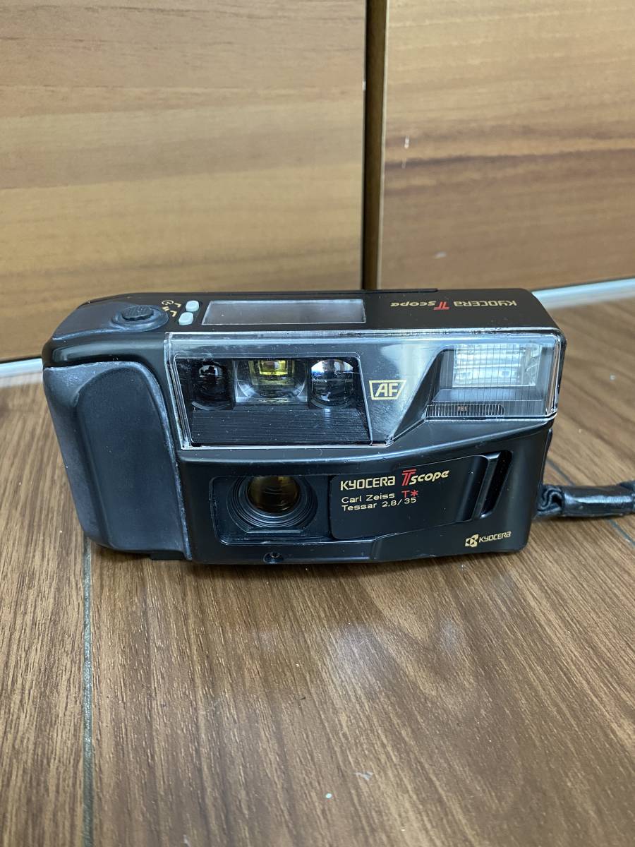 KYOCERA T SCOPE コンパクトフィルムカメラ カールツァイス カメラ KYOCERA T SCOPE コンパクトフィルムカメラ カールツァイス