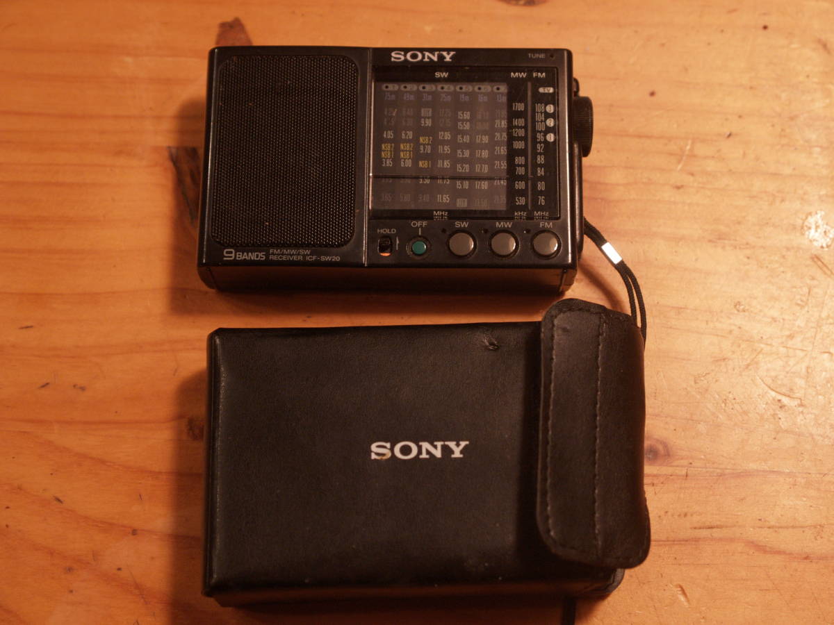 Radio Sony ICF-SW40 – Récepteur FM/SW/MW/LW, Synthétiseur PLL, Noir, Occasion Japon