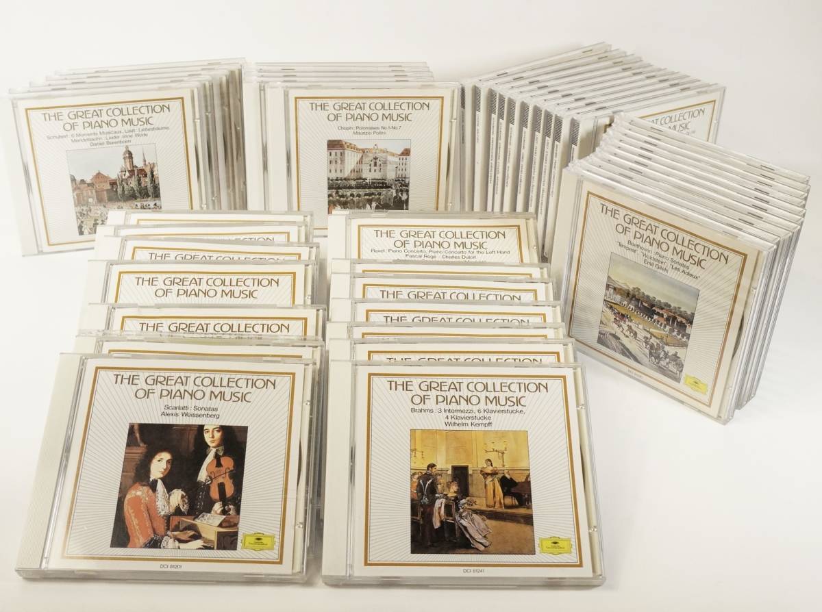  THE GREAT COLLECTION OF PIANO MUSIC CD 50枚 バッハ モーツァルト ベートーヴェン シューベルト ショパン ピアノ協奏曲 ソナタ THT(ピアノ曲)｜売買されたオークション情報、yahooの商品情報をアーカイ クラシック
