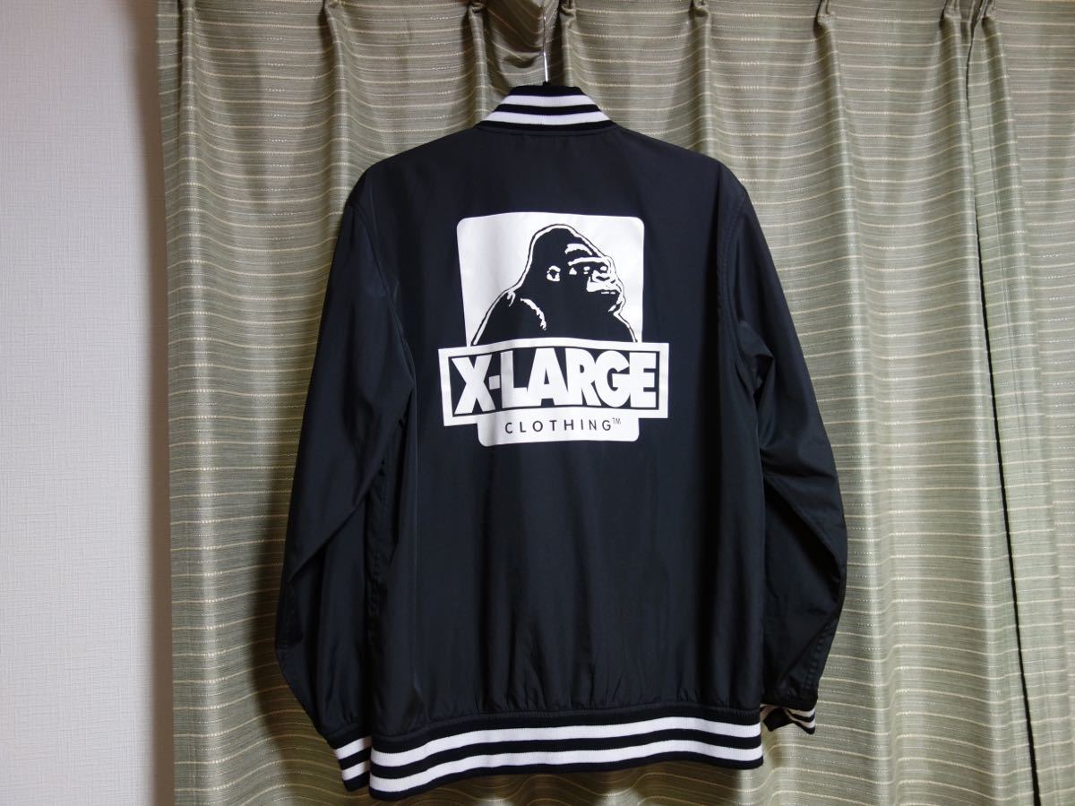 美品 X-LARGE エクストララージ スタジャン SLANTED OG VARSITY JACKET 