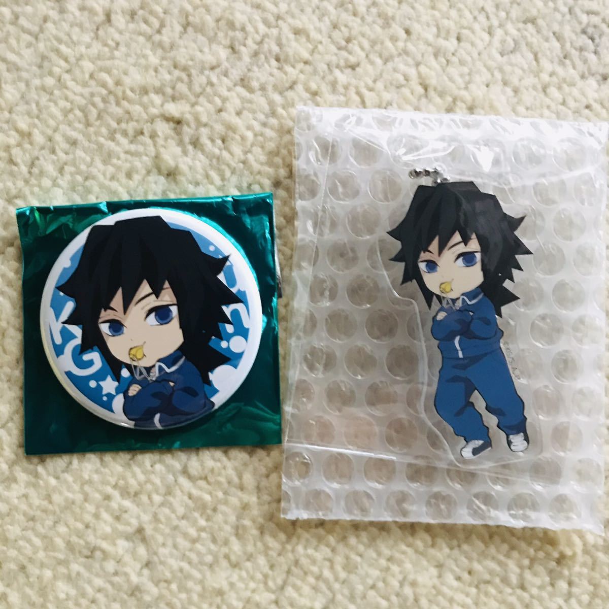 鬼 滅 ufotable キメツ学園 冨岡義勇 冨岡先生 缶バッジ 鬼滅の刃/キメツ