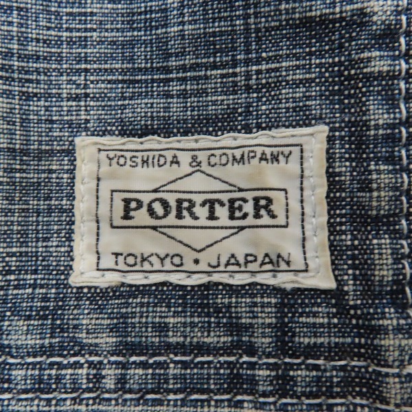 PORTER/ポーター デニム トートバッグ /100