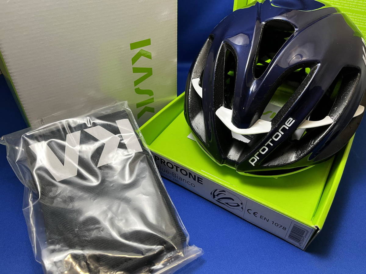 KASK カスク Protone プロトーネ L ネイビー／ホワイト L 中古｜ヘルメット