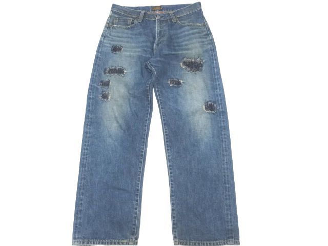CALEE DENIM PANTS M size / キャリー ダメージ リペア加工 デニム 