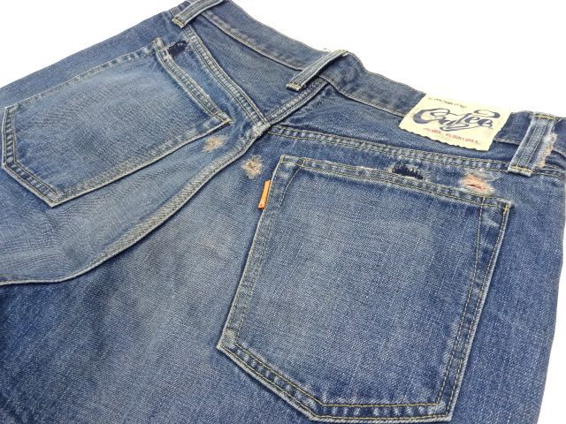 CALEE ダメージ加工デニム CALEE キャリー VINTAGE REPRODUCT DENIM PANTS